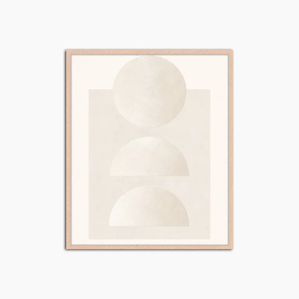 Any Image Balanced Forms tableau encadré abstrait