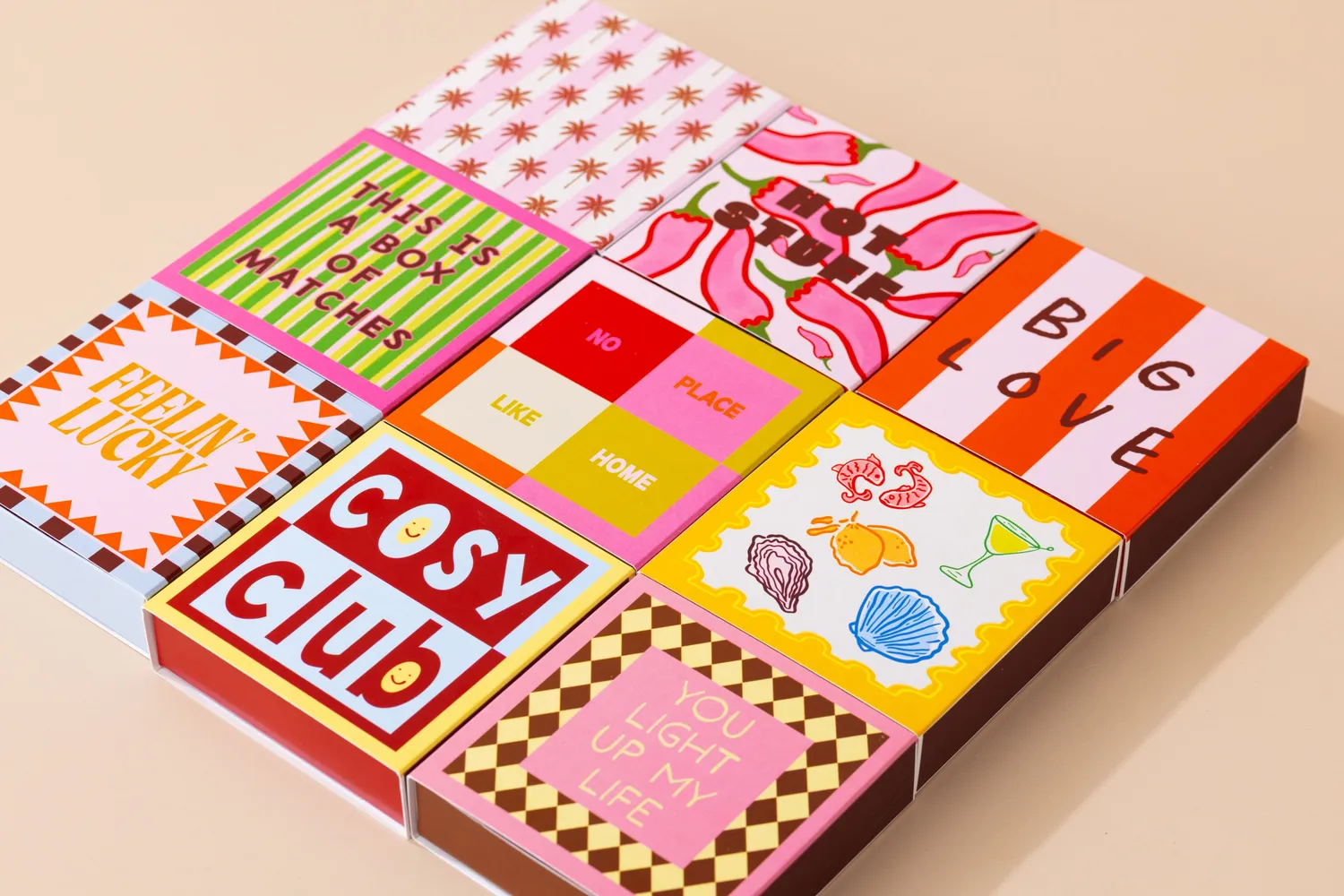 Maddison Ball Cosy Club boite allumettes 100 tiges bleues