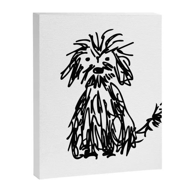 Society6 Doggy day toile imprimée