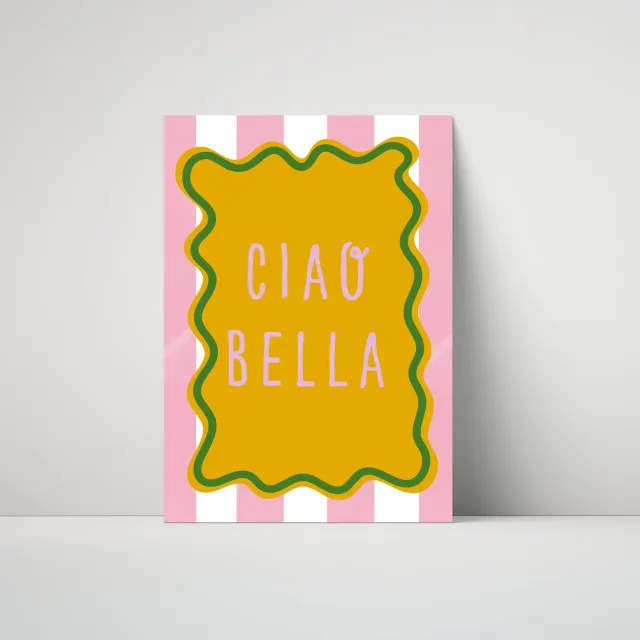 Maddison Ball Ciao Bella Border affiche cuisine