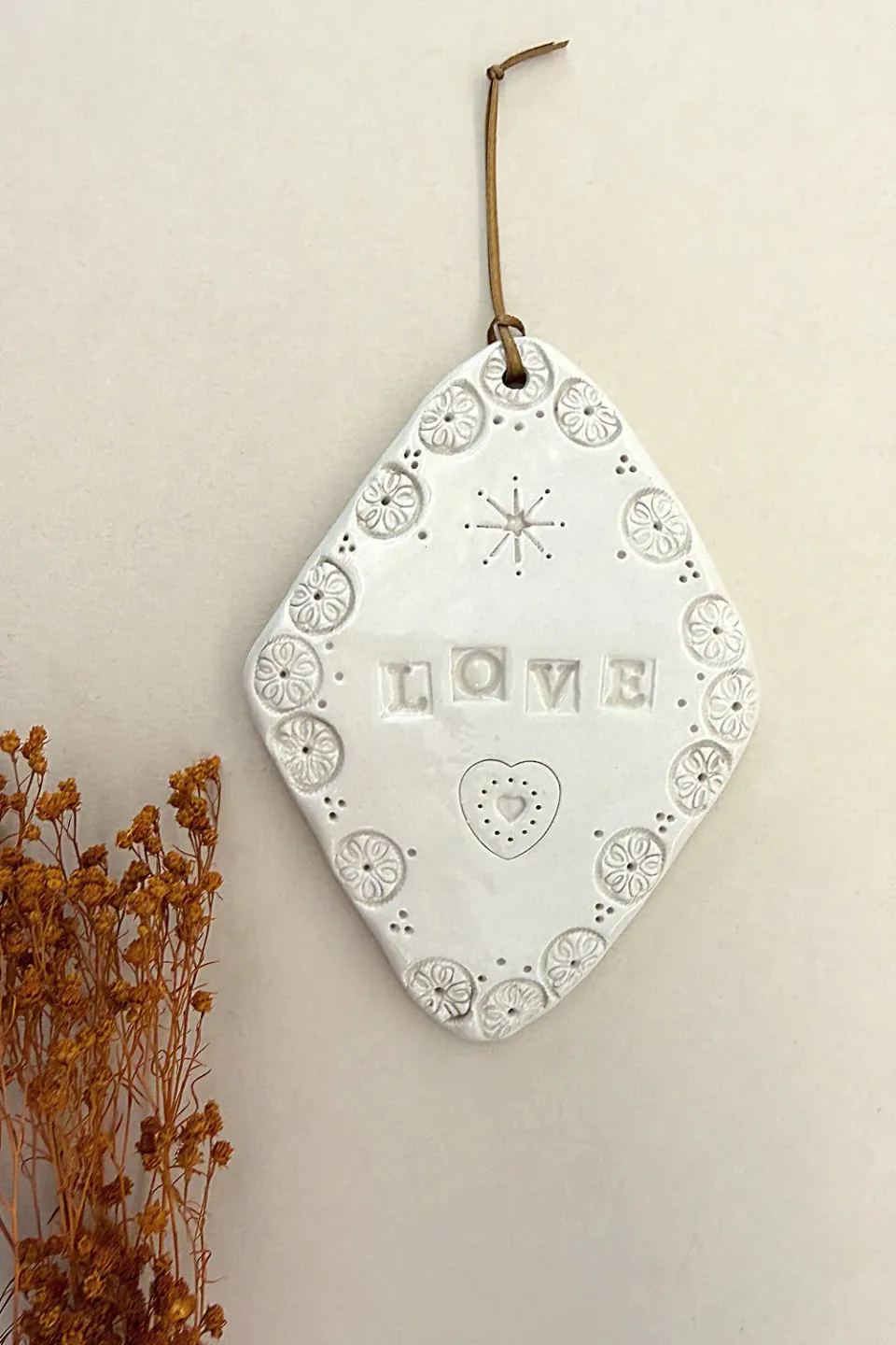 Biankaléone Talisman Love talisman mural 13x9,5 cm encadré