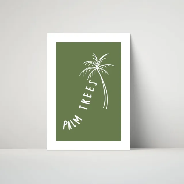 Maddison Ball Palm Trees affiche papier mat palmiers