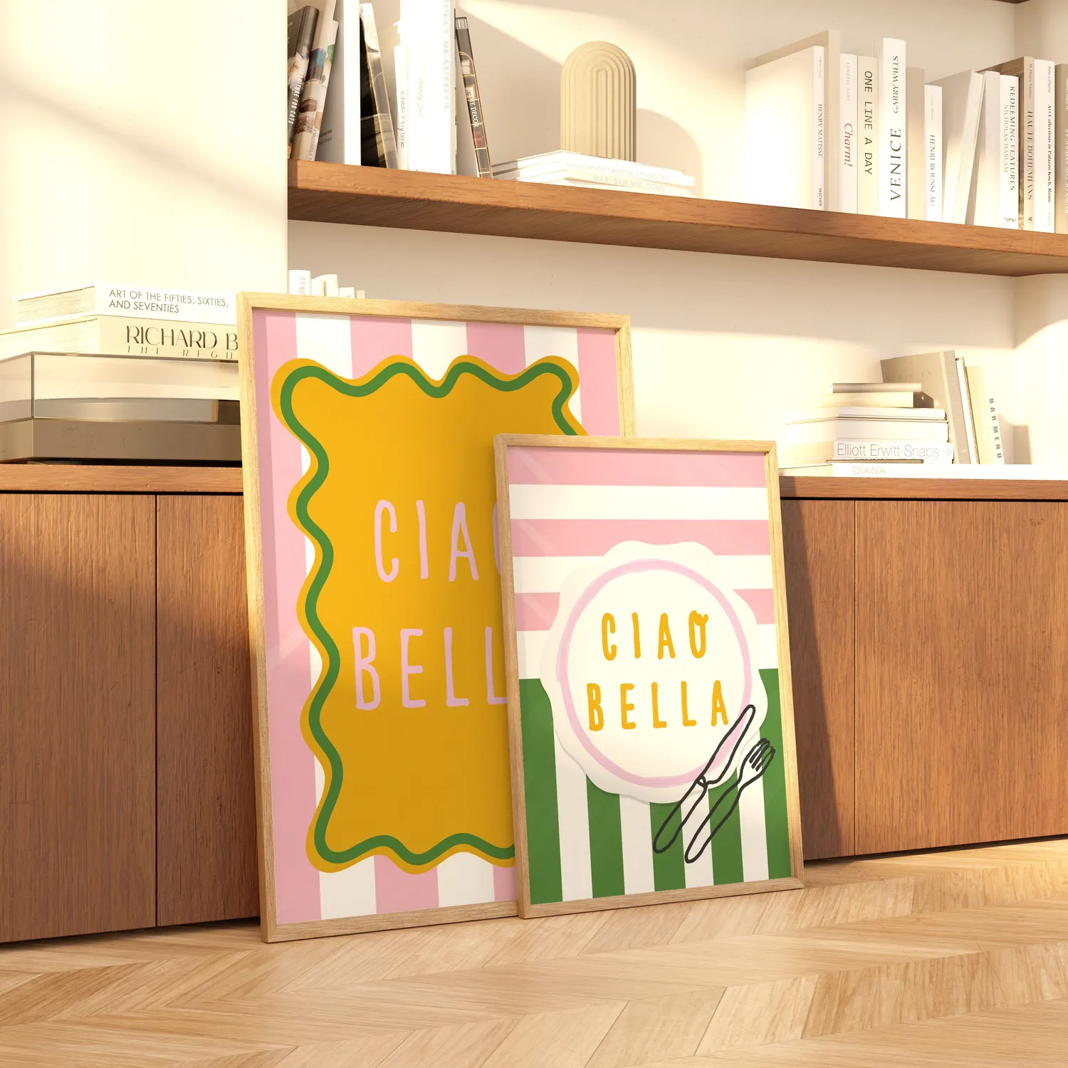 Maddison Ball Ciao Bella Border affiche cuisine