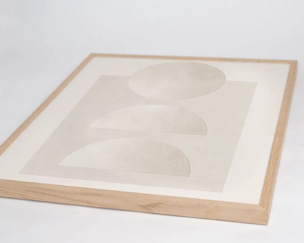 Any Image Balanced Forms tableau encadré abstrait