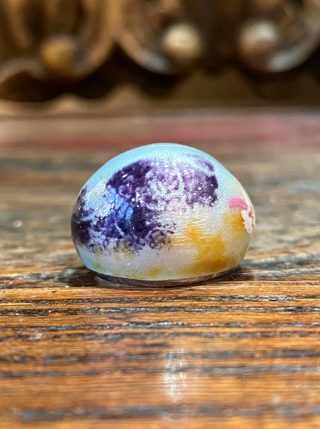 Galerie Kara bague argent émaillé Marie Oberlin