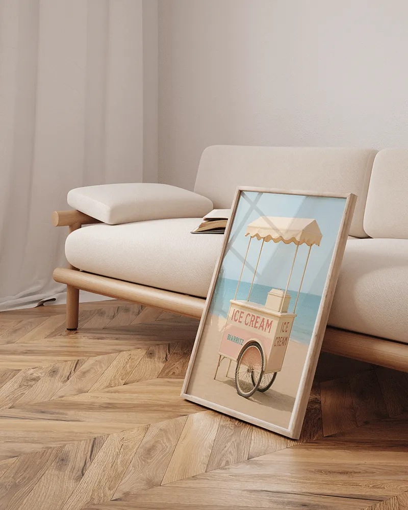 Any Image Pastel Dreams tirage encadré tons doux