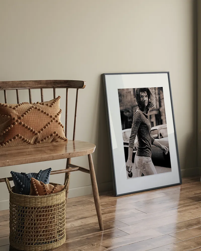Any Image Wind Blown Jackie Kennedy photo encadrée 60x80