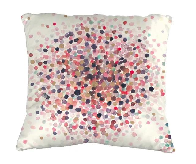 Mademoiselle Tiss Coussin Confettis polyester lavable