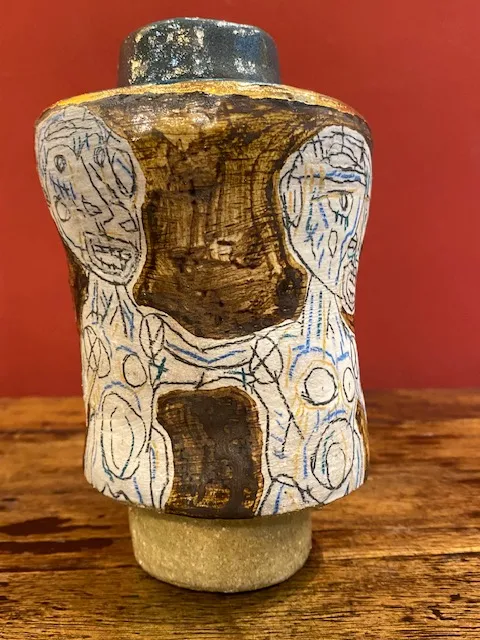 Galerie Kara Thibaut Renoulet Dialogue pot grès émaillé