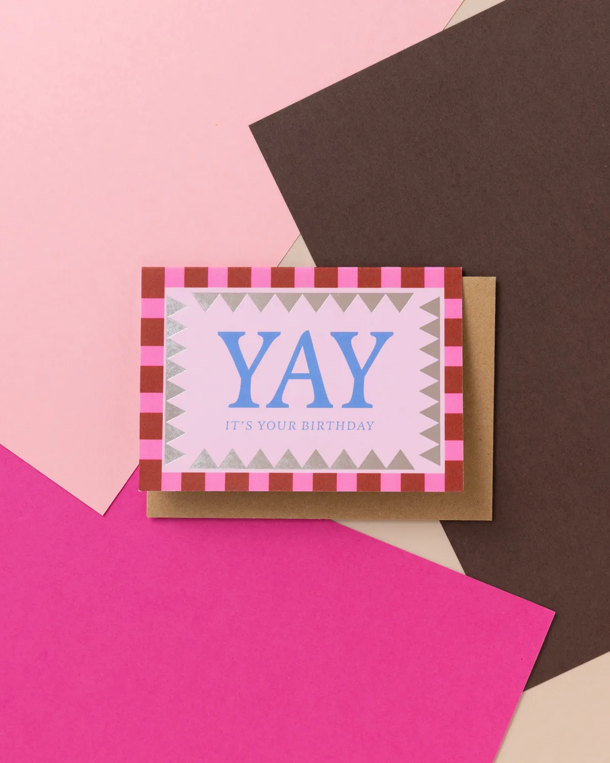 Maddison Ball A6 Yay It's Your Birthday carte anniversaire dorée