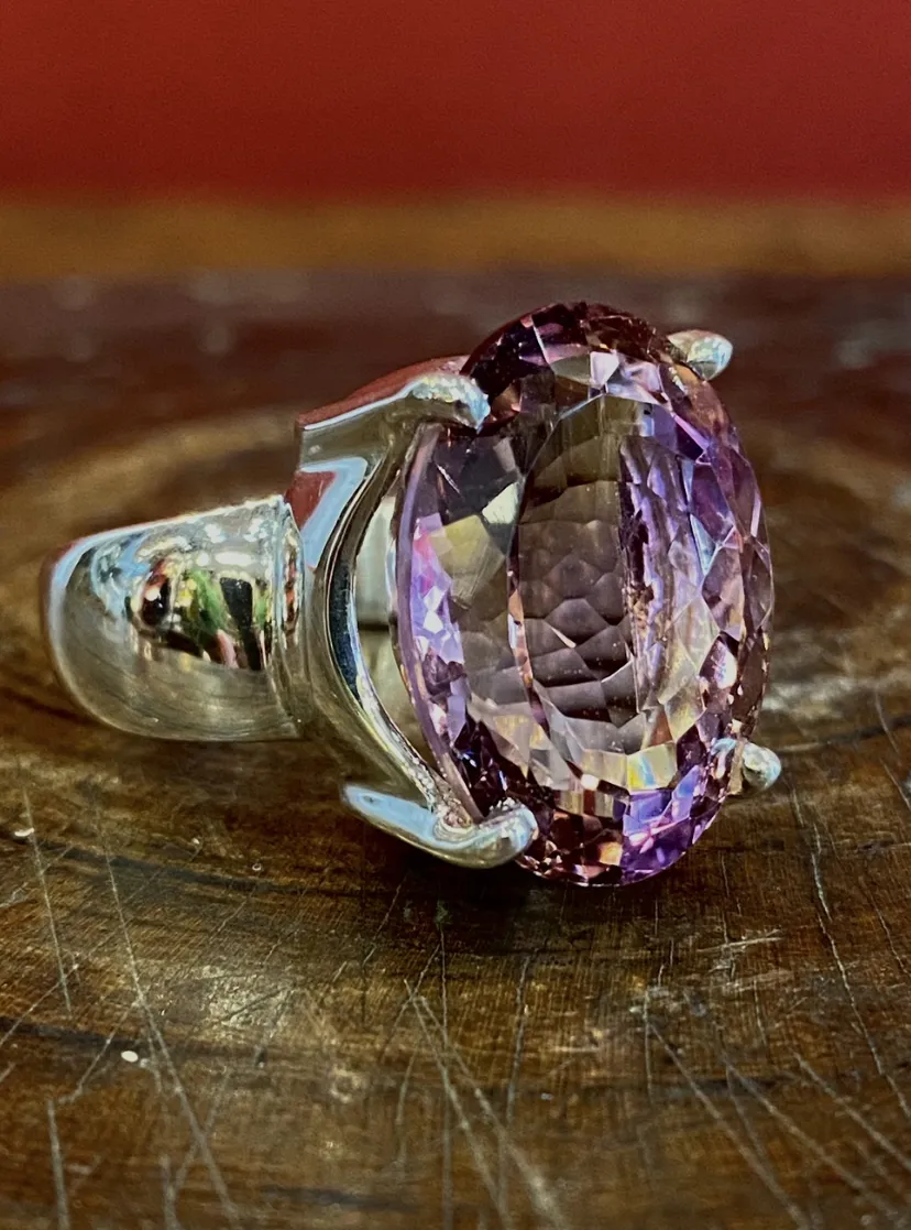 Galerie Kara Bague amétrine et argent sterling 2
