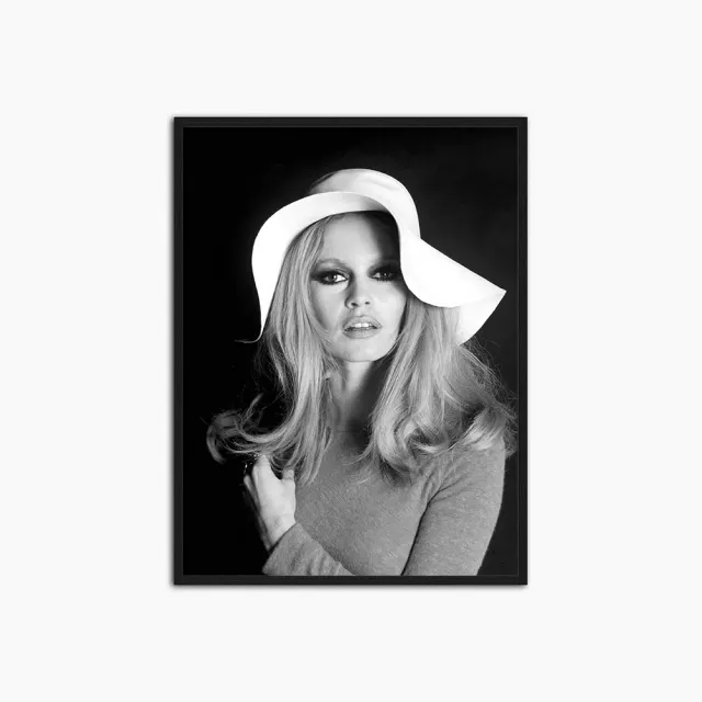 Any Image Brigitte Bardot photo encadrée noir et blanc