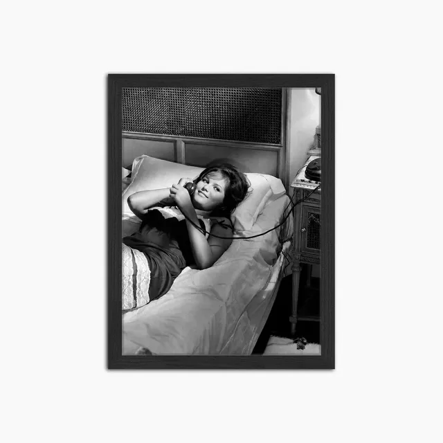 Any Image Claudia Cardinale photo encadrée noir et blanc