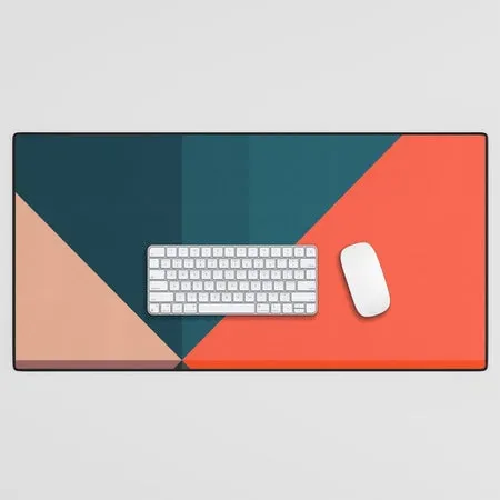 Society6 Geometric 1713 tapis de bureau triangles