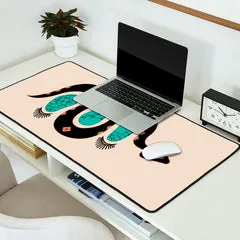 Society6 Southwestern Slither in Black tapis serpent cuivre