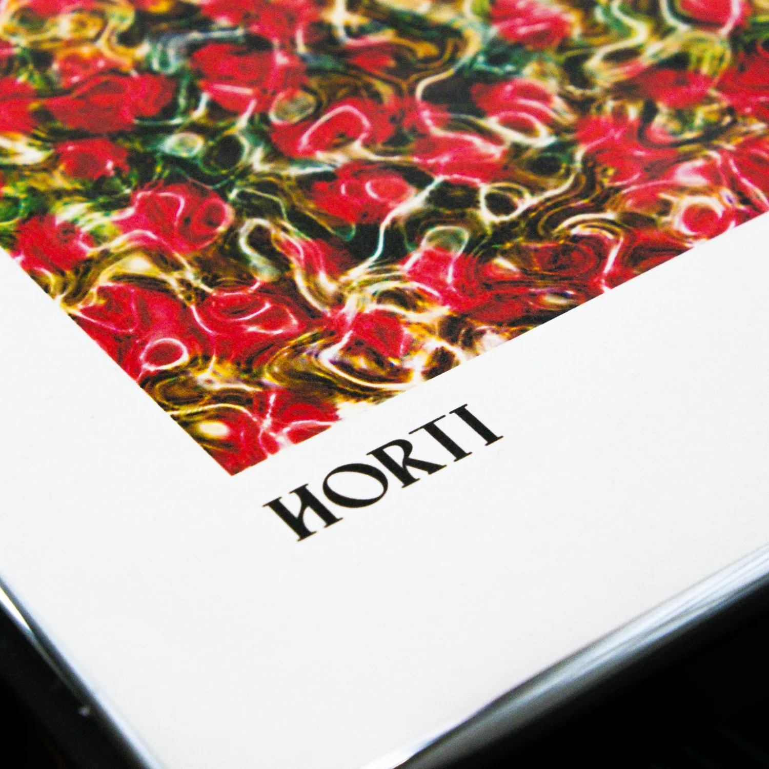 Horti AFFICHE N°4 affiche 50x70 cm Champs de fleurs