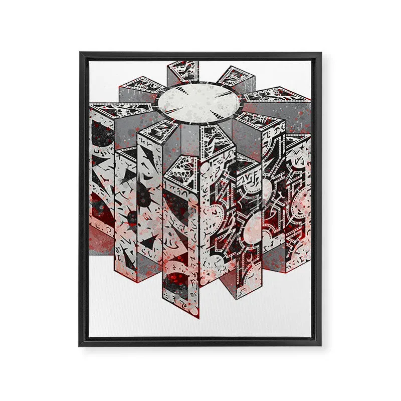 Society6 Hellraiser Puzzlebox D toile encadrée horreur