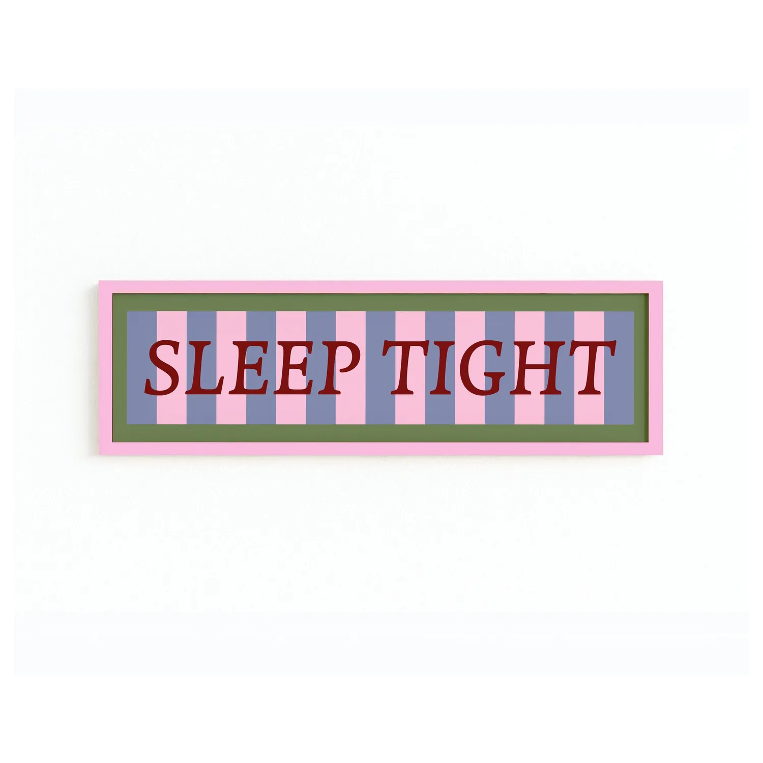 Maddison Ball Sleep Tight affiche encadrée 60x12 cm panoramique
