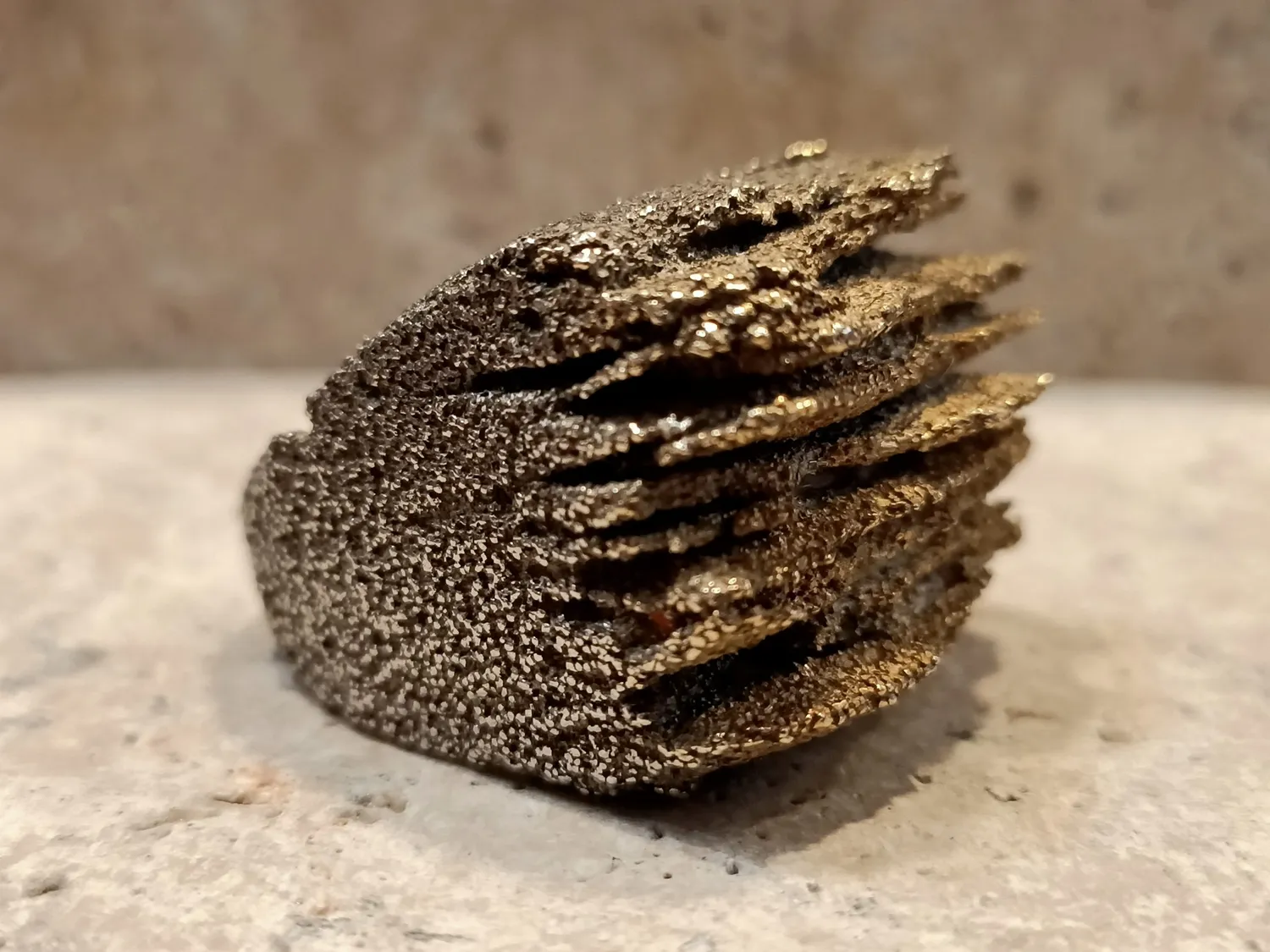 Galerie Kara bague argent sterling doré Cecilia Ribeiro pièce unique