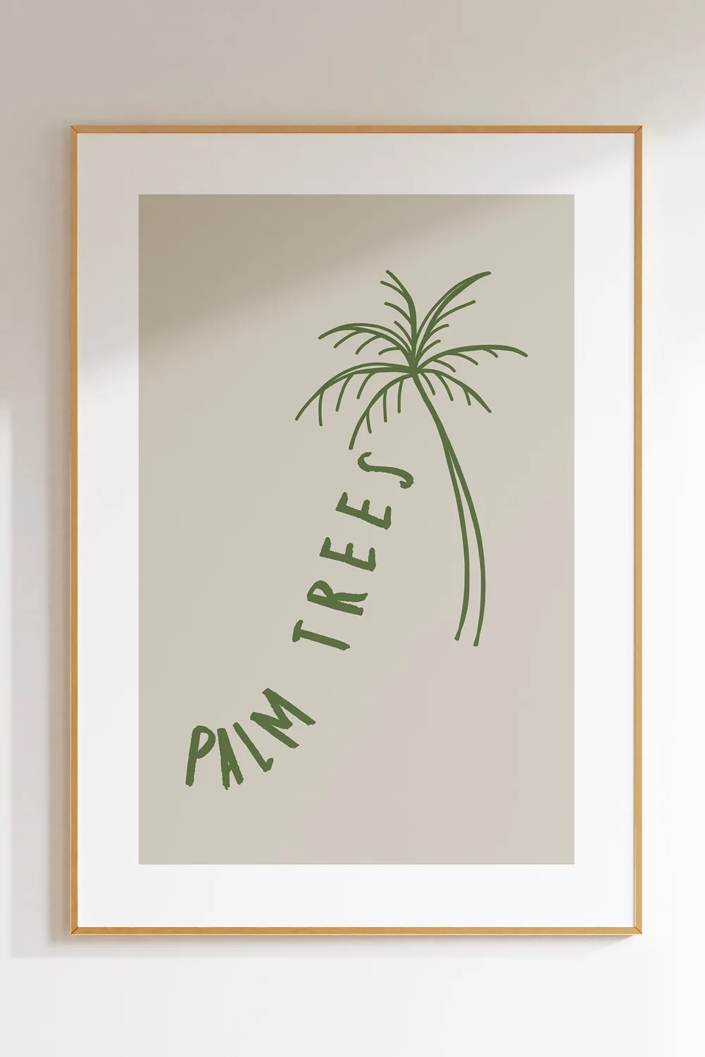 Maddison Ball Palm Trees affiche papier mat palmiers