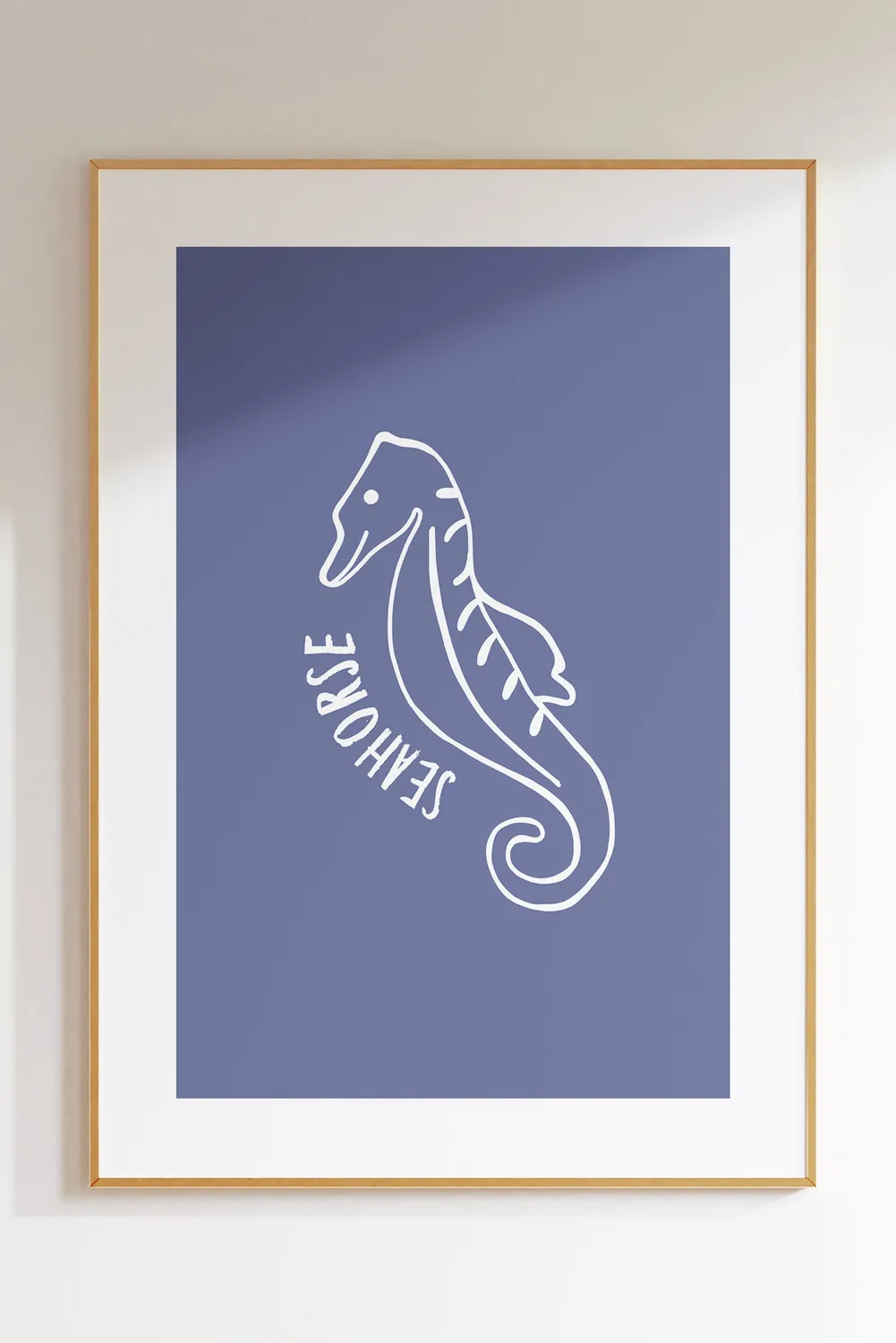Maddison Ball Seahorse affiche tropicale