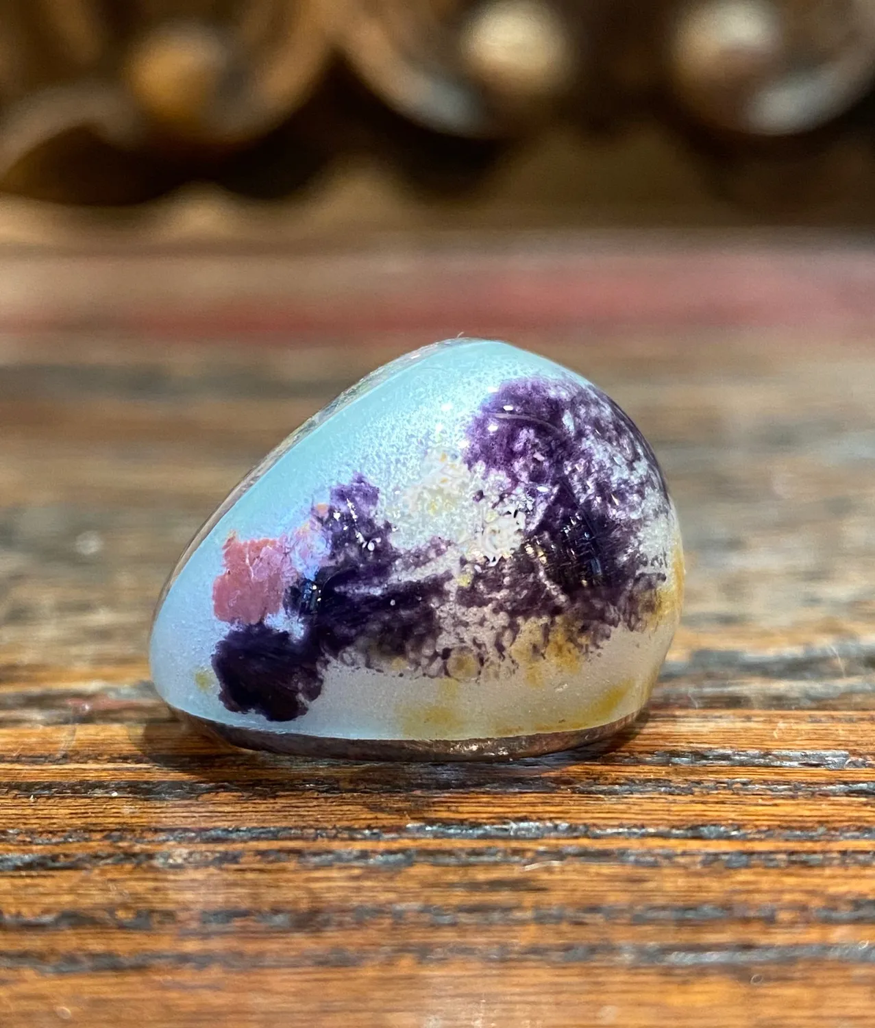 Galerie Kara bague argent émaillé Marie Oberlin
