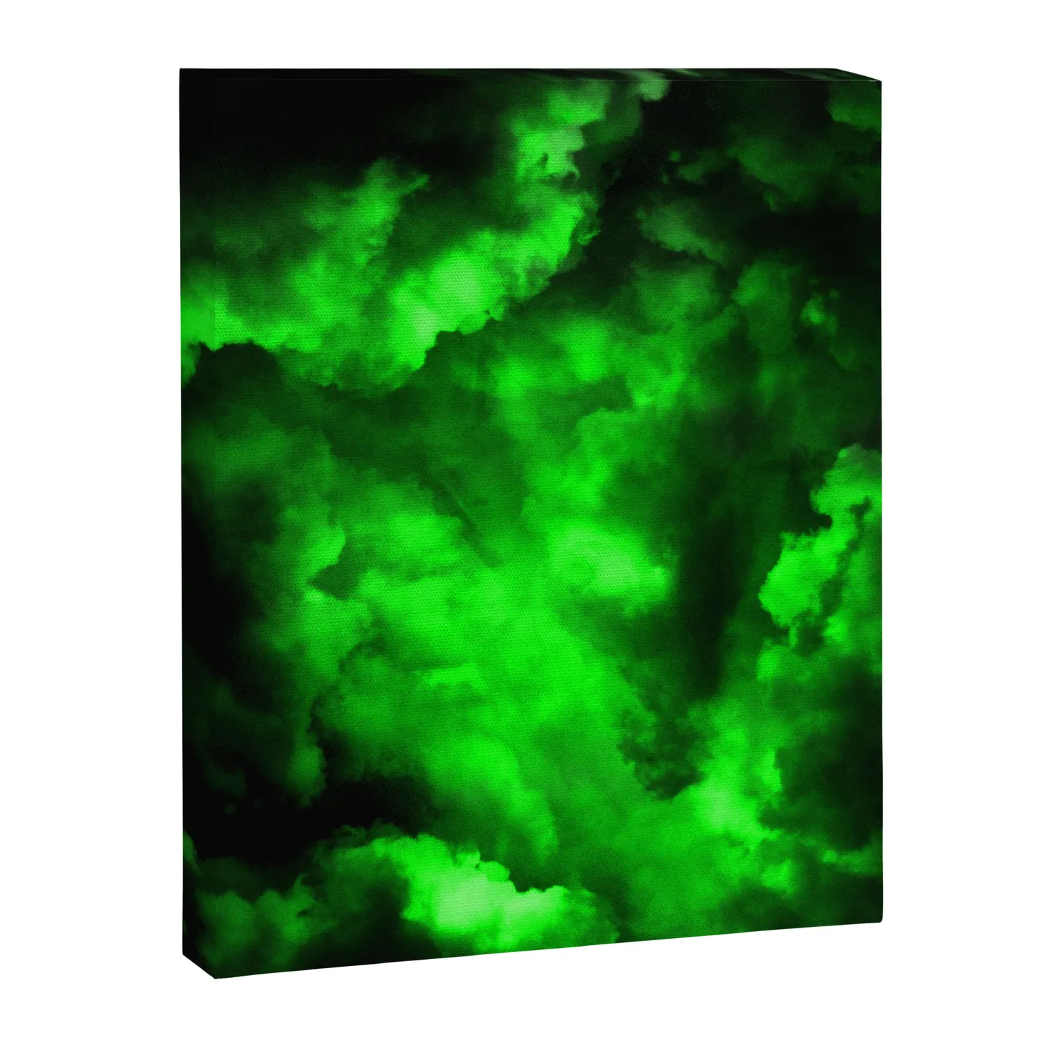 Society6 Envy - Abstract In Black And Neon Green toile