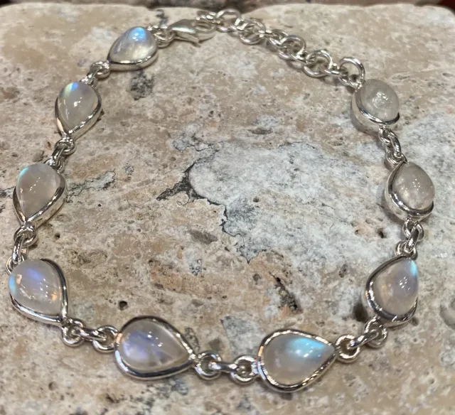 Galerie Kara Glaçon bracelet argent pierre de lune