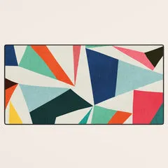 Society6 Collection of pointy summit tapis de bureau