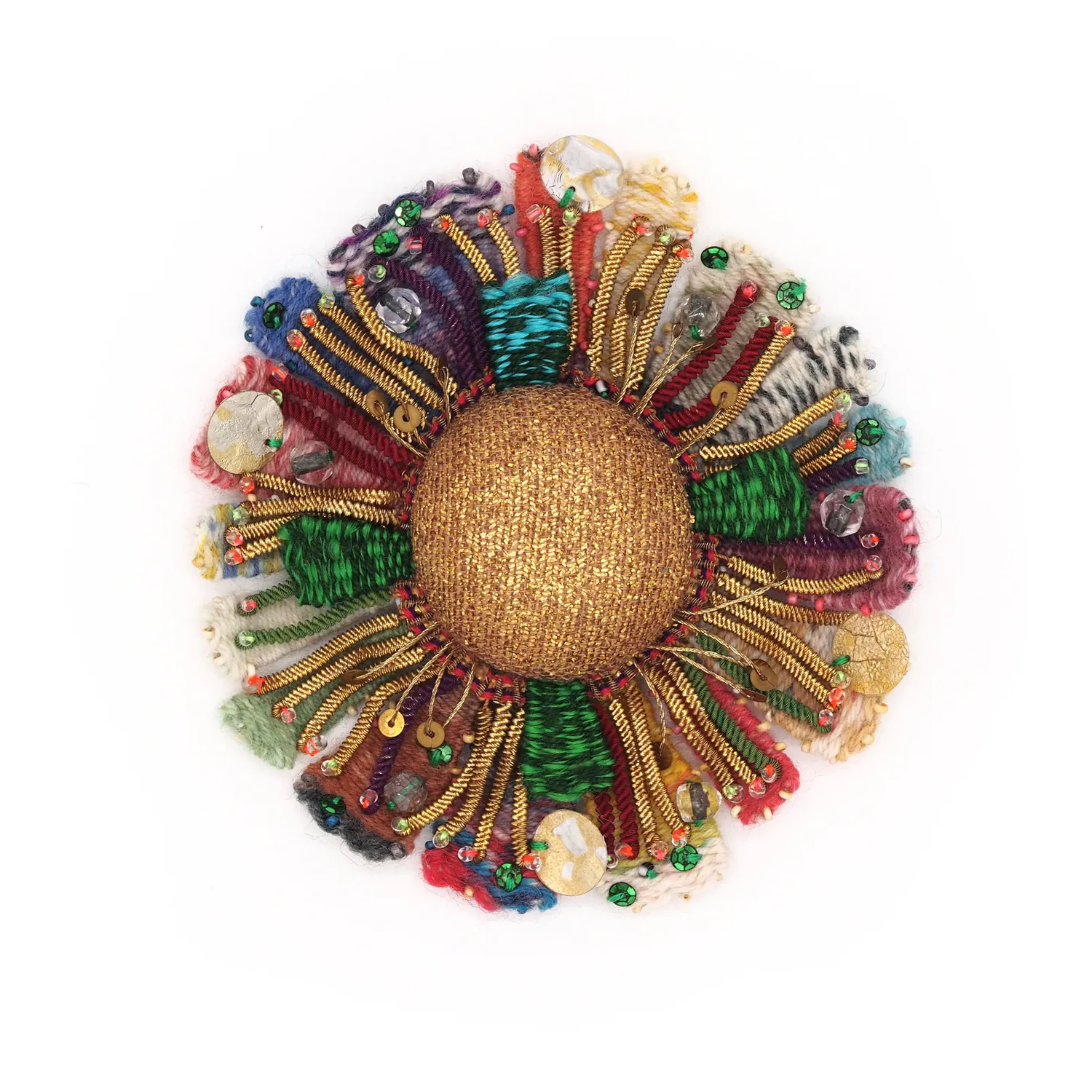 Galerie Kara Eolia broche textile Isabelle Mariana