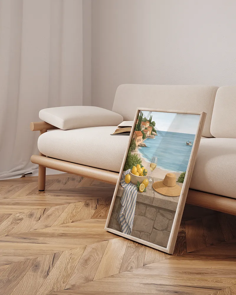 Any Image Liv Corday Lemon Coast affiche encadrée