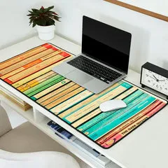 Society6 Birds on Parade tapis de bureau livres