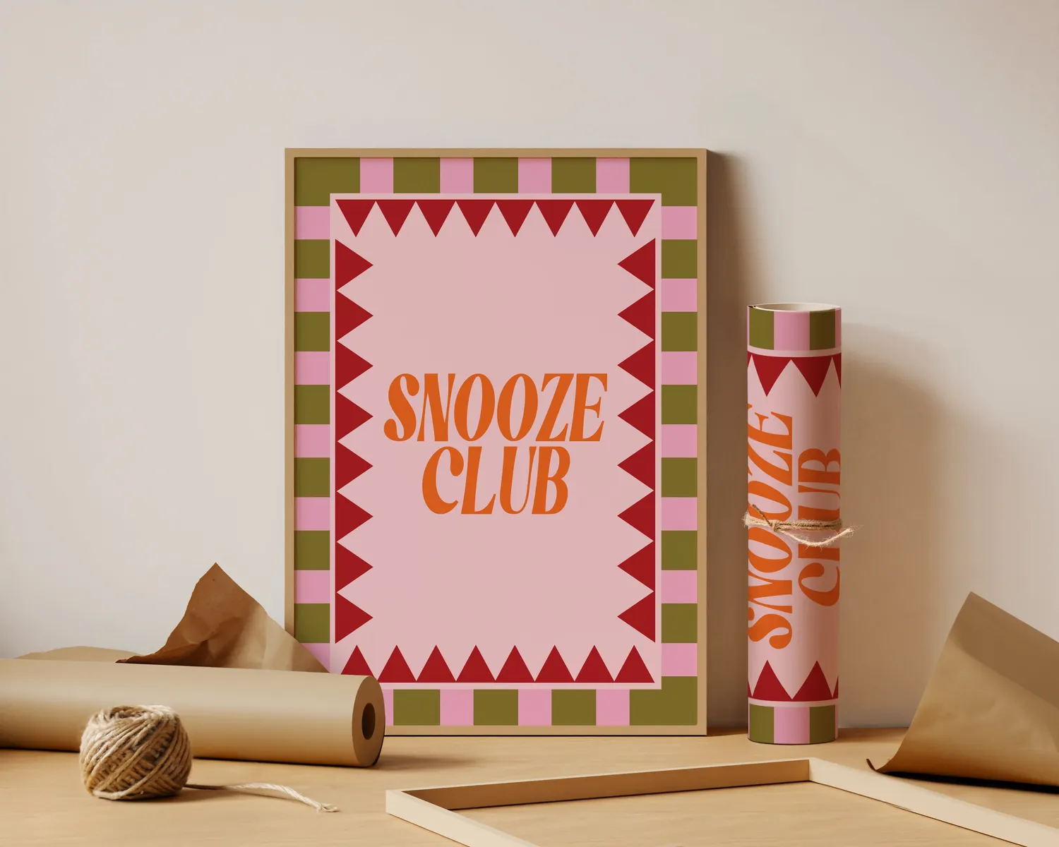 Maddison Ball Snooze Club affiche chambre