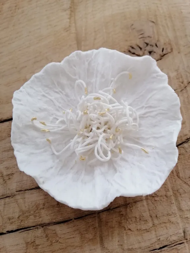 Sandrine Ramona Sensible coupelle porcelaine fleur 9 cm