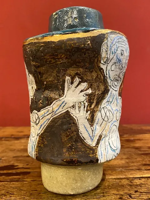 Galerie Kara Thibaut Renoulet Dialogue pot grès émaillé