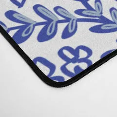 Society6 Southern Living Chinoiserie tapis de bureau bleu cobalt