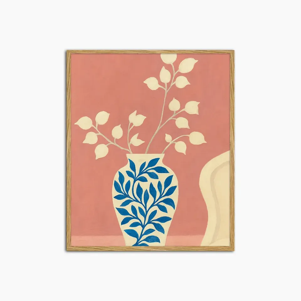 Any Image Abstract Pot tableau encadré tons sourds