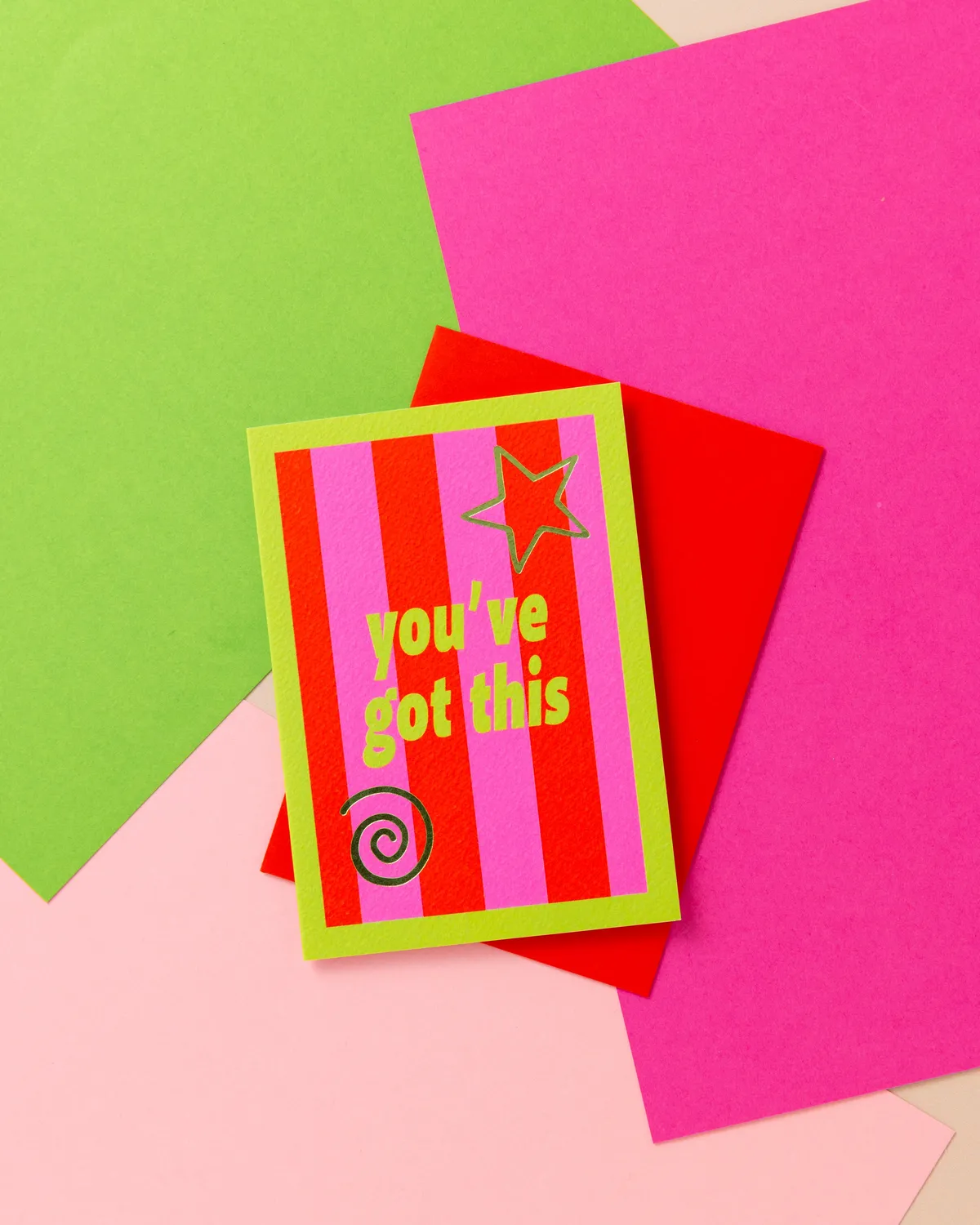 Maddison Ball You've Got This carte A6 dorée
