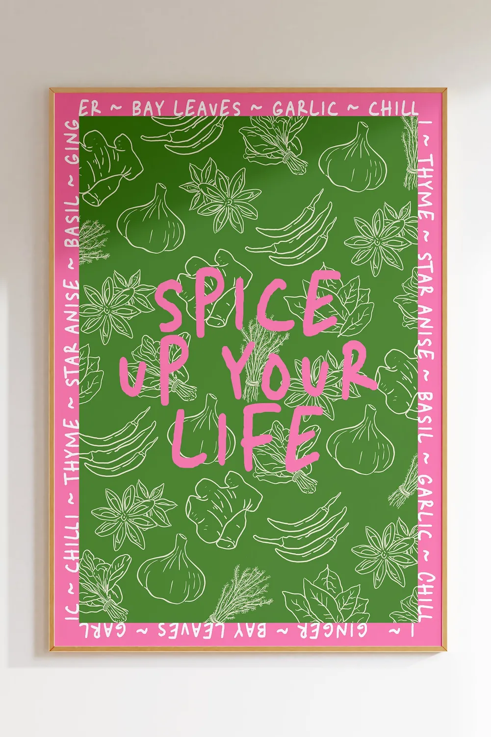 Maddison Ball Spice Up Your Life affiche cuisine