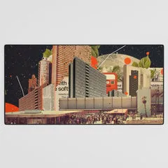 Society6 Software Road tapis de bureau théâtre nuit