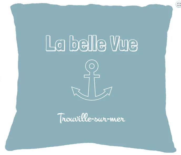 Mademoiselle Tiss Housse de coussin personnalisée imprimée