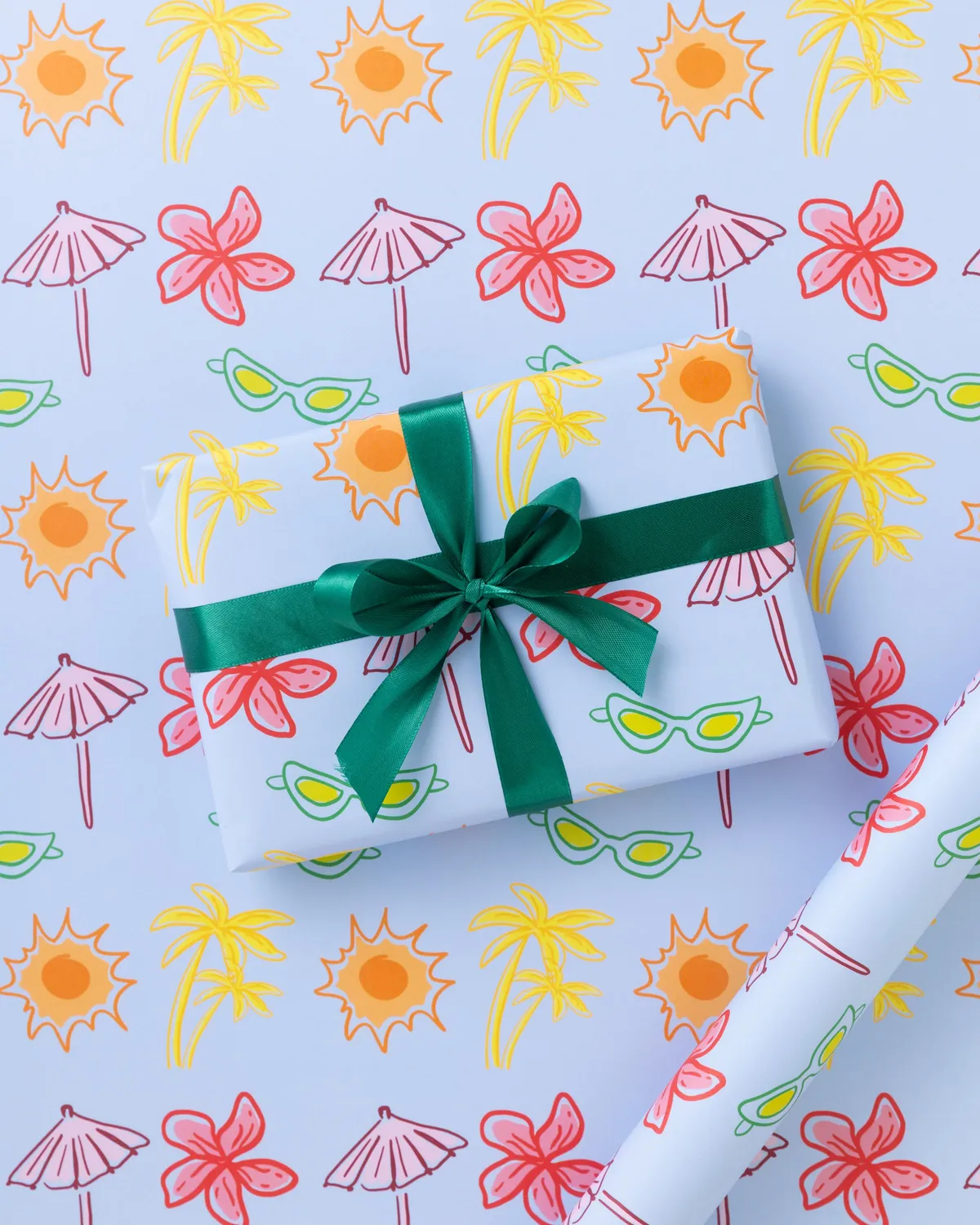 Maddison Ball Postcard Pattern papier cadeau recyclé