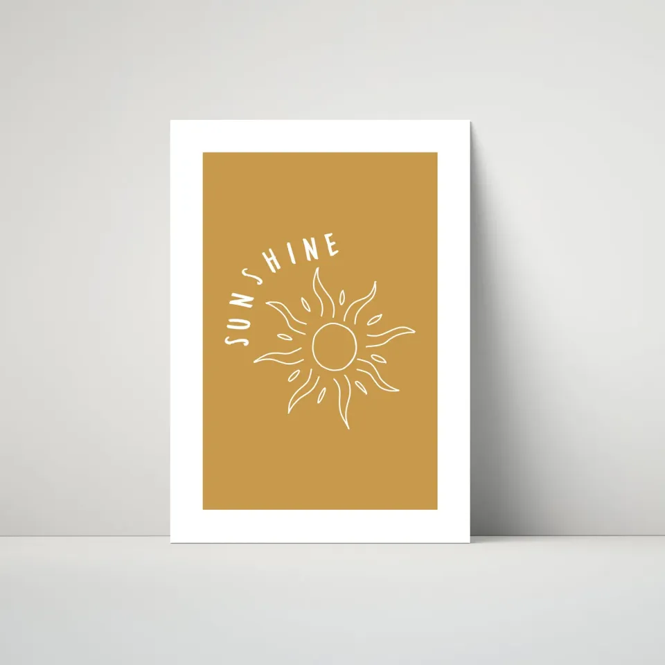 Maddison Ball Sunshine (more colours) affiche papier mat