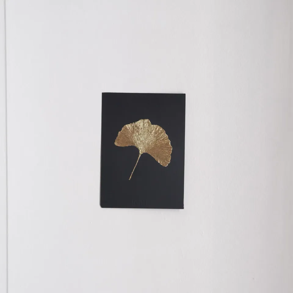 Horti Golden Ginkgo herbier 13x18 doré