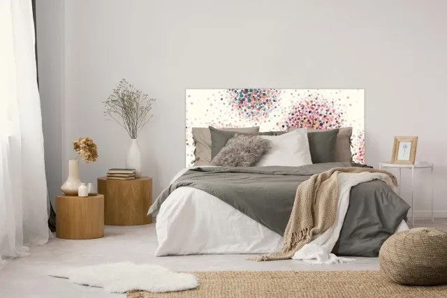Mademoiselle Tiss Confettis tête de lit tissu