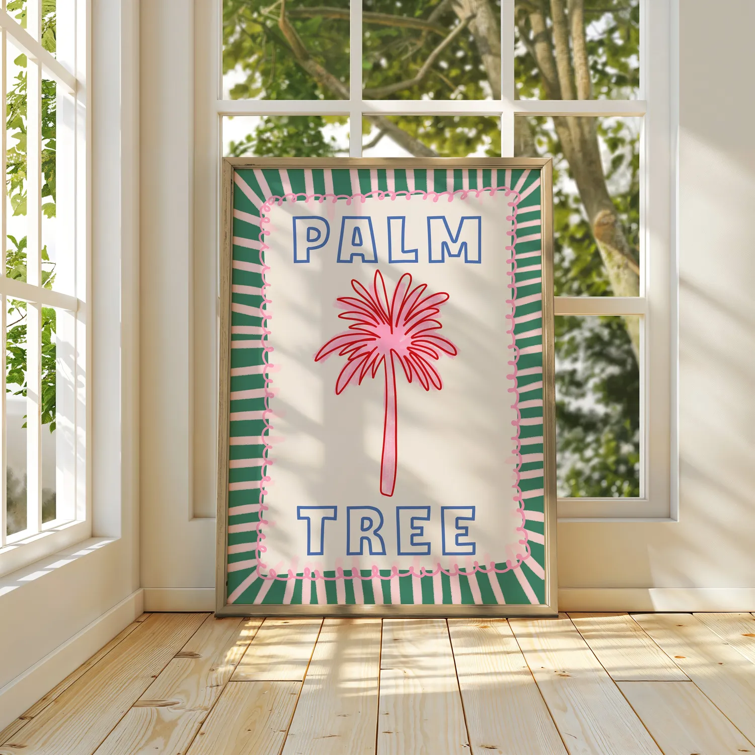 Maddison Ball Palm Tree affiche tropicale