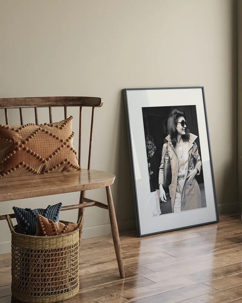 Any Image Jackie Kennedy photo encadrée noir et blanc 60x80