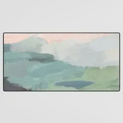 Society6 Farmland Sunset II tapis bureau paysage