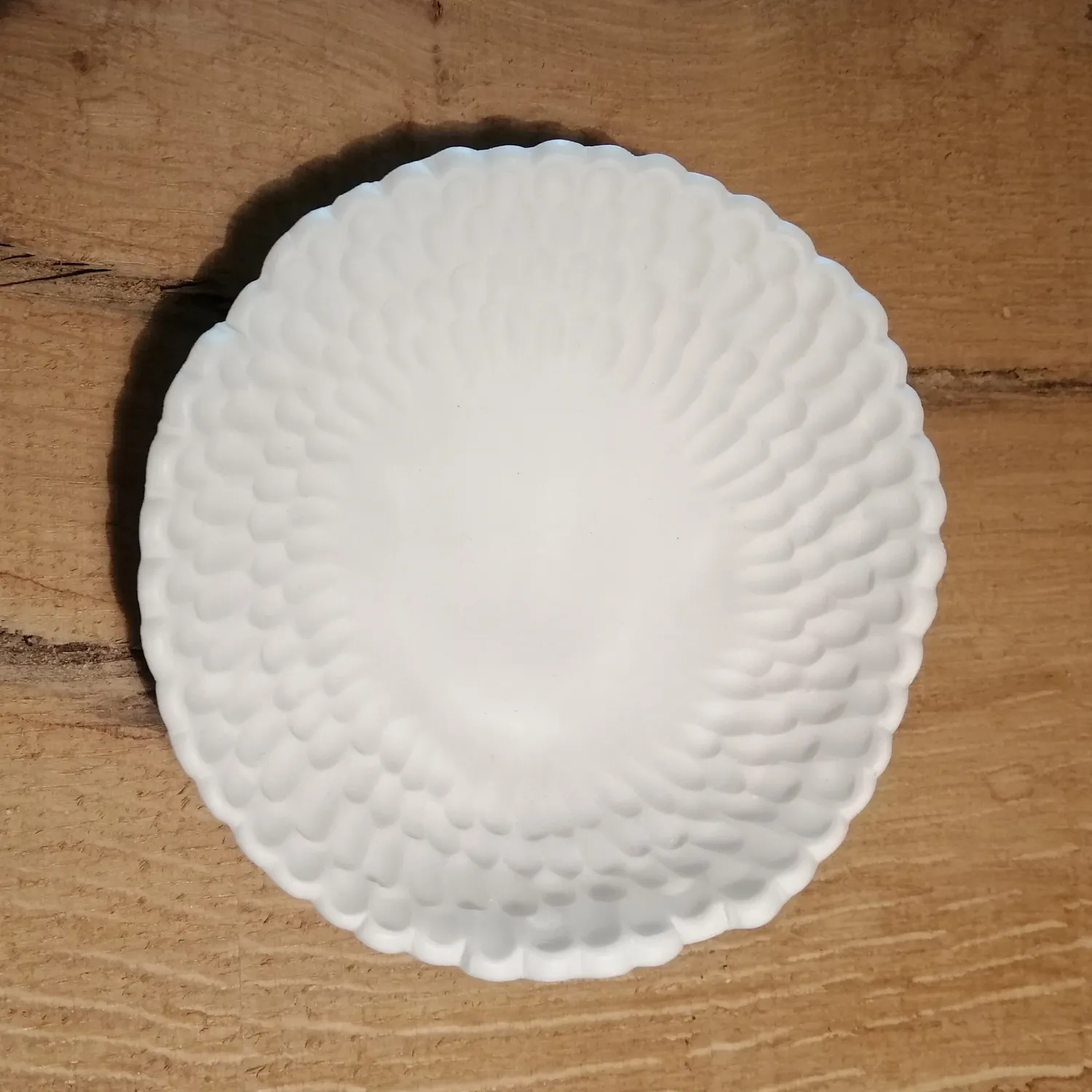 Sandrine Ramona Abeille coupelle porcelaine blanche 10,5 cm