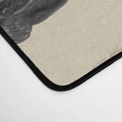 Society6 Leopard Print Neutral Gold tapis de bureau léopard doré